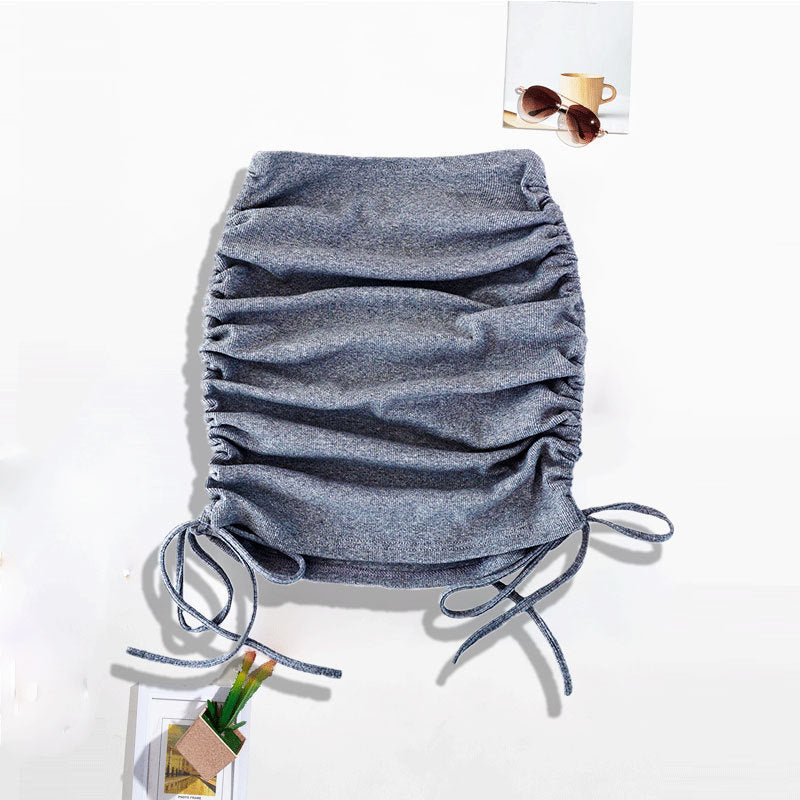 Hip Packed Short Skirt Anti Glare Tight Sexy Short Skirt