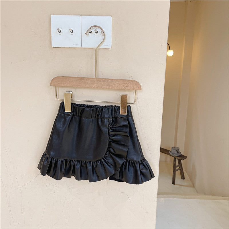 Autumn Children's Autumn Short Skirts Buttocks Autumn And Winter Skirts