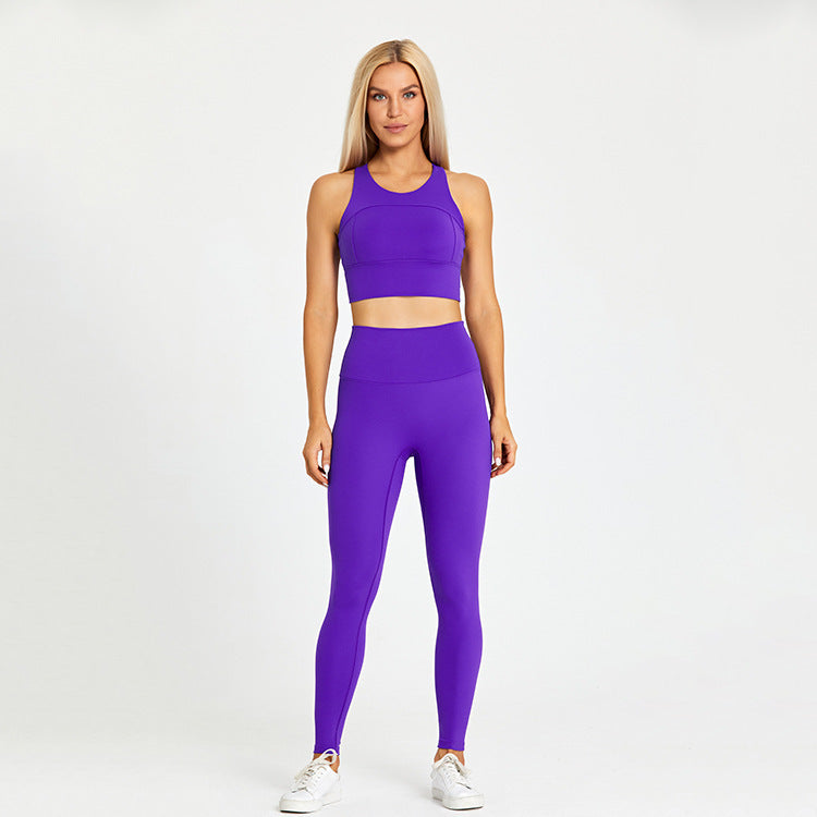 Sports Outerwear Running Fitness Skin-friendly Nude Feel Brushed Yoga Suit For Women