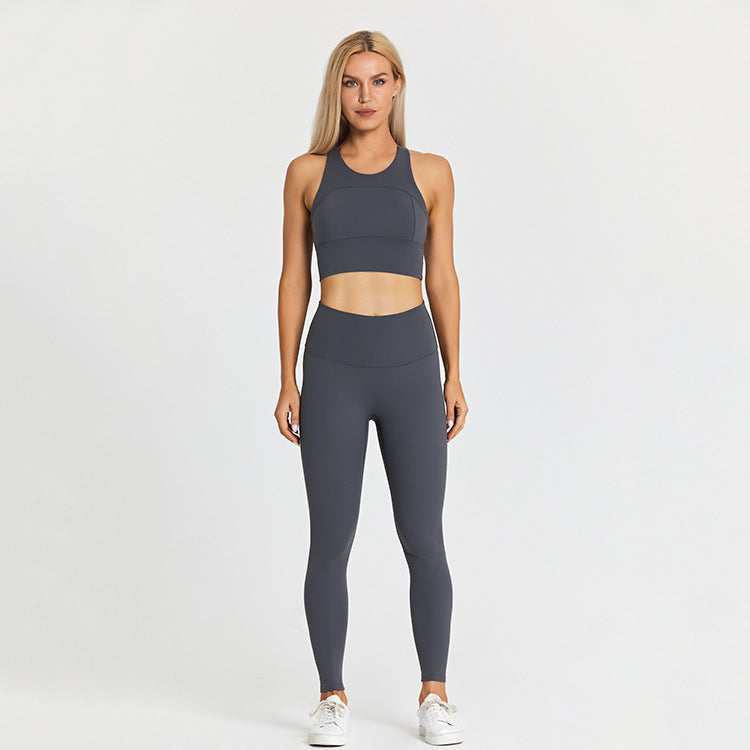 Sports Outerwear Running Fitness Skin-friendly Nude Feel Brushed Yoga Suit For Women
