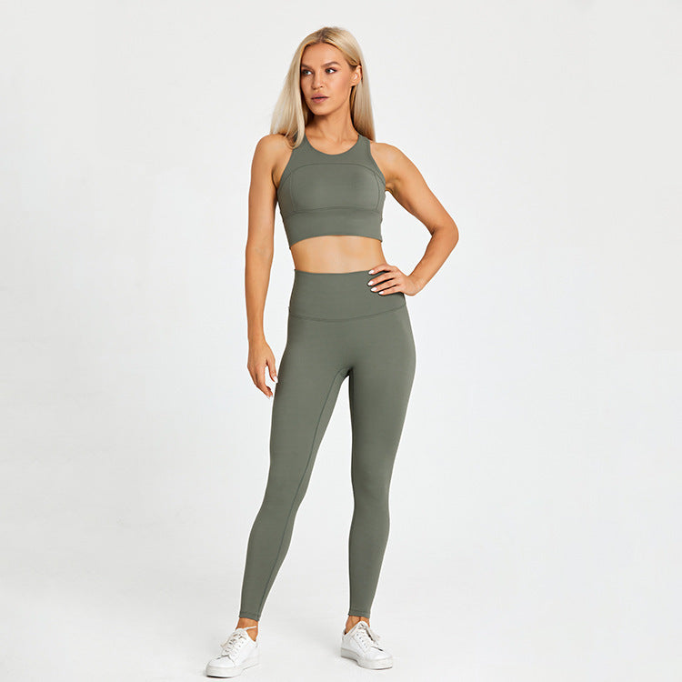 Sports Outerwear Running Fitness Skin-friendly Nude Feel Brushed Yoga Suit For Women