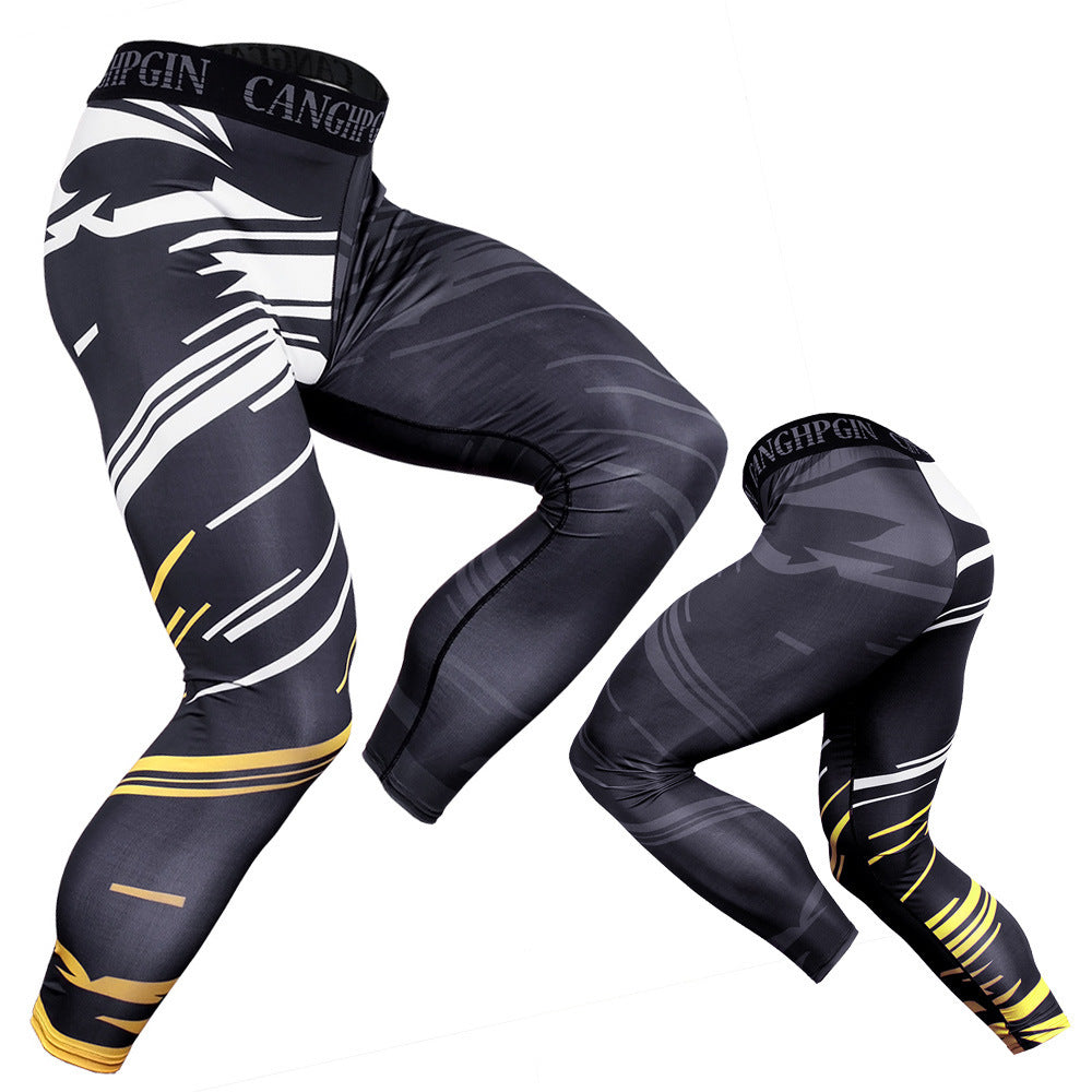 Sports Basketball Leggings High Bounce Compression Pants