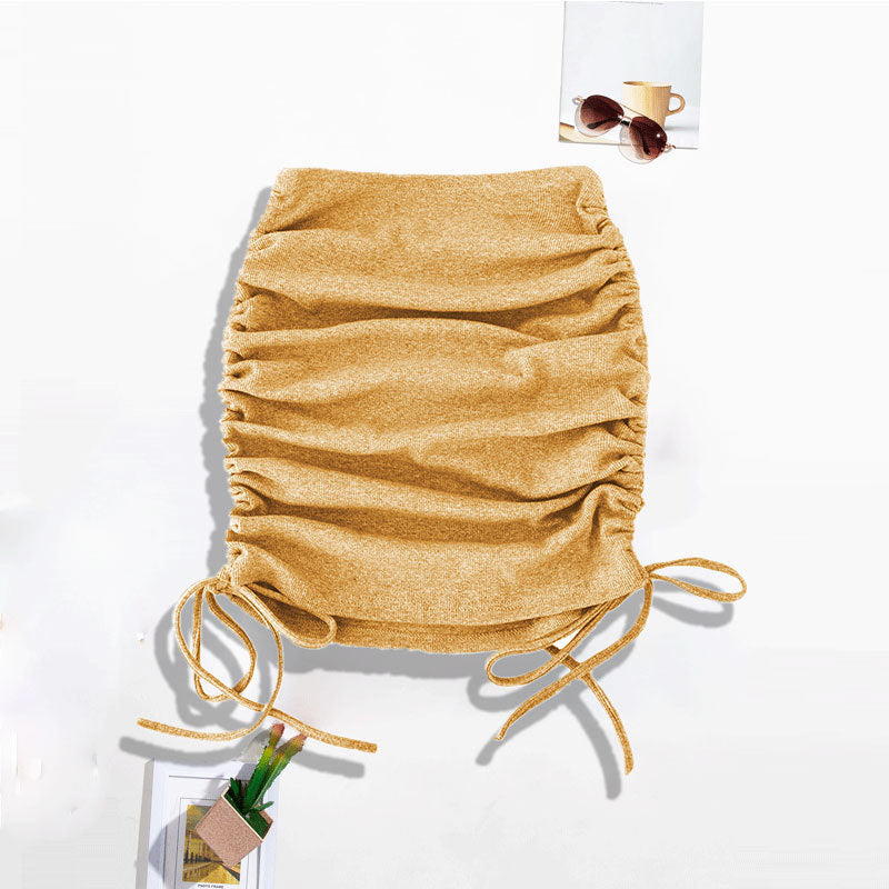 Hip Packed Short Skirt Anti Glare Tight Sexy Short Skirt