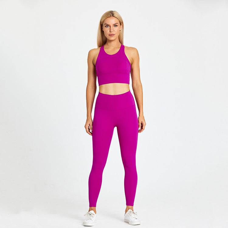Sports Outerwear Running Fitness Skin-friendly Nude Feel Brushed Yoga Suit For Women