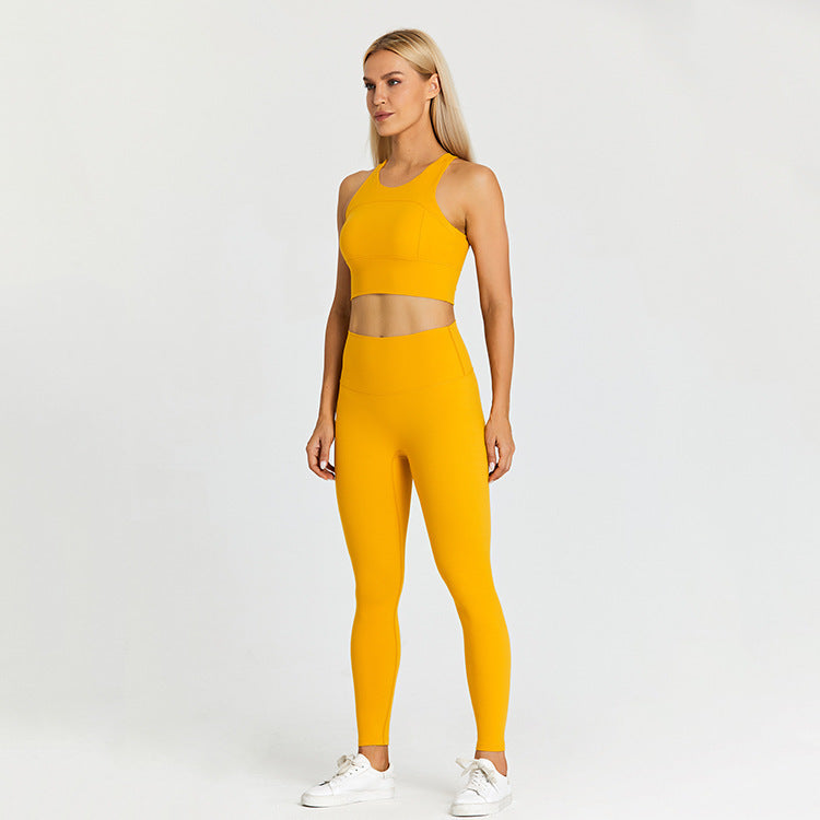 Sports Outerwear Running Fitness Skin-friendly Nude Feel Brushed Yoga Suit For Women