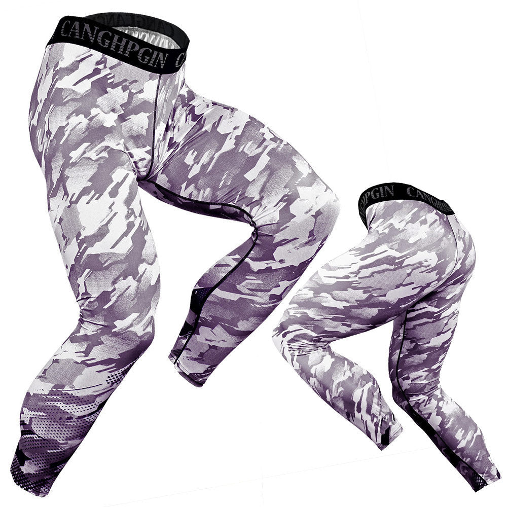 Sports Basketball Leggings High Bounce Compression Pants