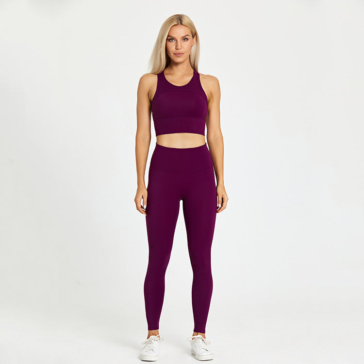 Sports Outerwear Running Fitness Skin-friendly Nude Feel Brushed Yoga Suit For Women