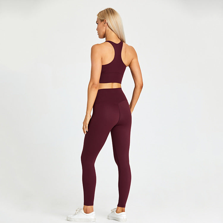 Sports Outerwear Running Fitness Skin-friendly Nude Feel Brushed Yoga Suit For Women